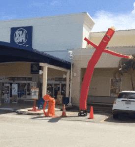 Inflatable tube man gif